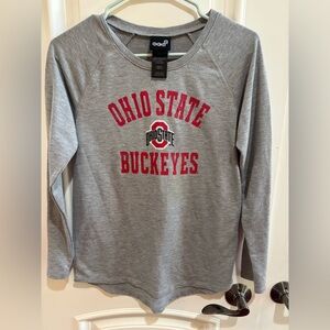 Women’s  Ohio State Buckeyes Pullover Sweatshirt Top Size L (14)